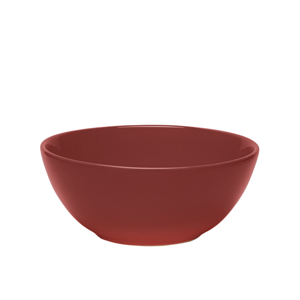 Миска BAZAR TIGELA COLORIDA VERMELHO CANELA 600мл d16см Oxford, 160381