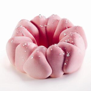 Форма для мороженого/суфле 3D "Невада" d180мм h70мм (объем 1,15л), силикон KE047S