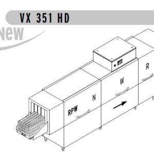 МАШИНА Д/МОЙКИ ЯЩИКОВ DIHR VX 351 DX+DDE+XP+DR99/2 ЧАСТИ