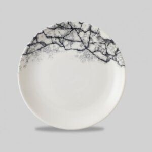 Тарелка мелкая 26см, без борта, цвет Kintsugi Quartz Black KAQBEV101