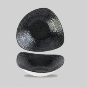 Салатник треугольный 0,37л d18,5см, без борта, цвет Homespun Chroma, Studio Prints HCBKTRB71