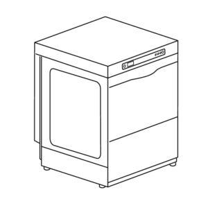 МАШИНА ПОСУДОМОЕЧНАЯ DIHR GS 50 T DA+DDE+PS+XP